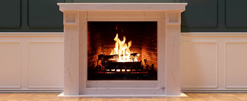 Decorative Electric Fireplace Installation in West Falls Church, Virginia