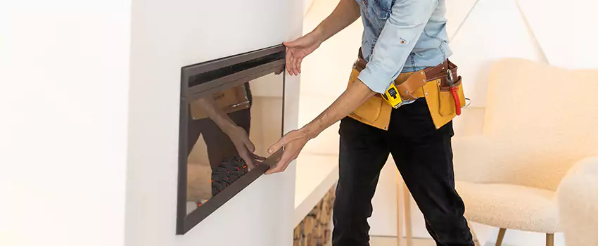 Metal Fireplace Installation in West Falls Church, Virginia