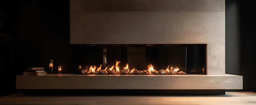 Gas Fireplace Ember Bed Design Services in West Falls Church, Virginia