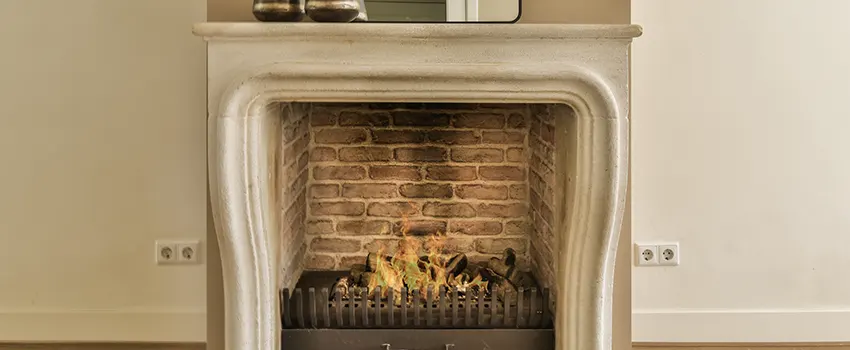 Vintage-style Fireplace Redesign in West Falls Church, Virginia