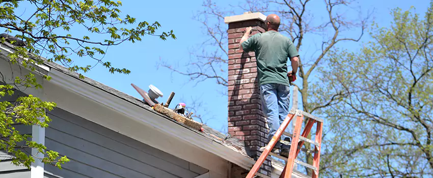Vinyl and PVC Chimney Flashing Installation in West Falls Church, VA