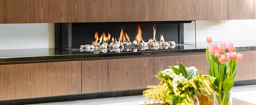 Double-height Fireplace Design Refurbishment in West Falls Church, Virginia