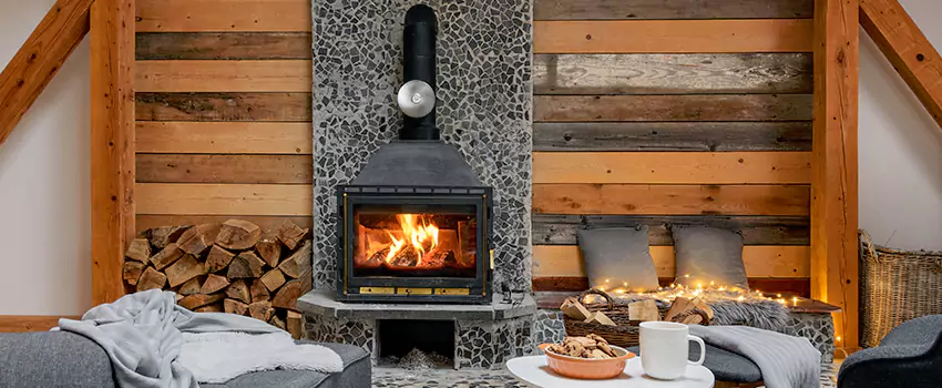 Thelin Hearth Products Direct Vent Gas Stove Fireplace Inspection in West Falls Church, Virginia